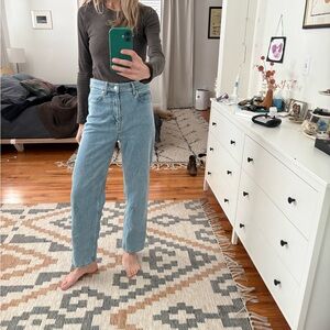 Everlane Light Blue Straight Leg Jeans 27T